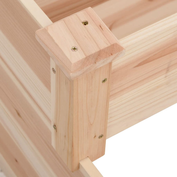 Hochbeet 120x120 cm Tanne Massivholz