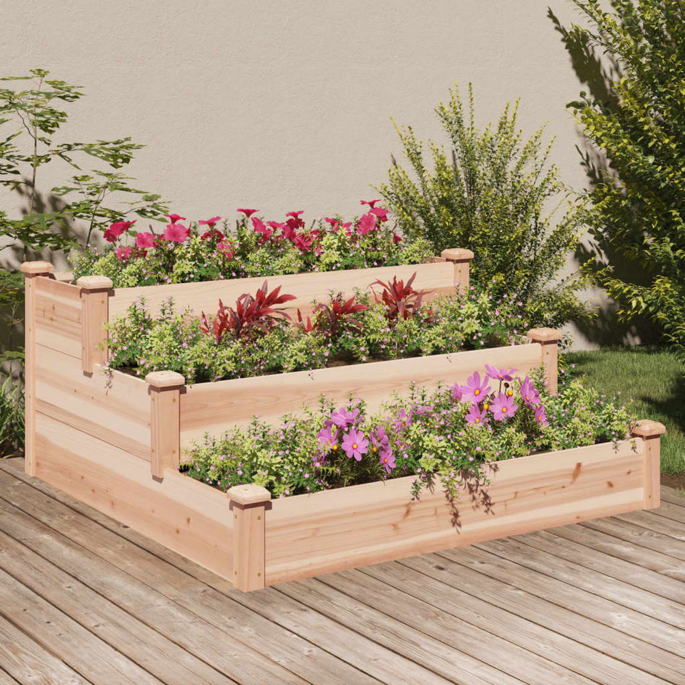 Hochbeet 120x120 cm Tanne Massivholz