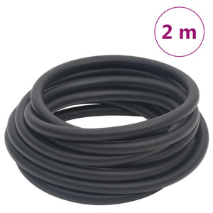 Hybrid-Luftschlauch Schwarz 0,6" 2 m Gummi und PVC