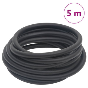 Hybrid-Luftschlauch Schwarz 0,6" 5 m Gummi und PVC