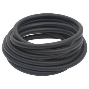 Hybrid-Luftschlauch Schwarz 0,6" 5 m Gummi und PVC