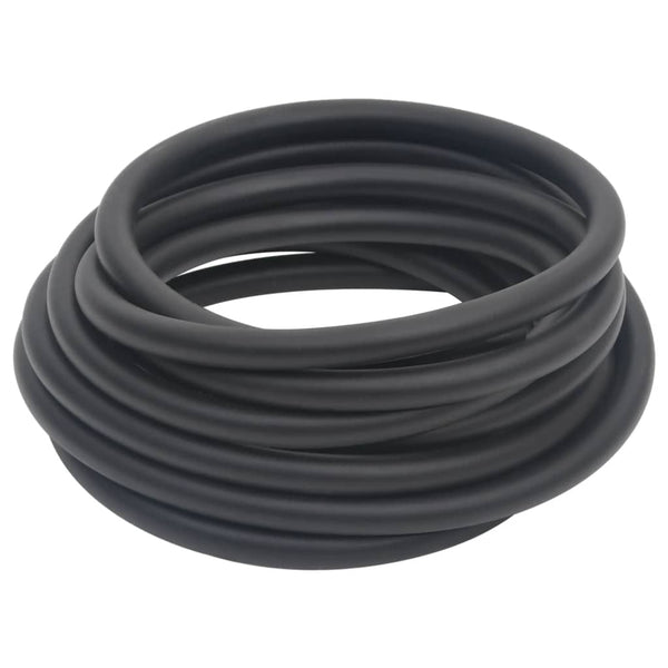 Hybrid-Luftschlauch Schwarz 0,6" 5 m Gummi und PVC