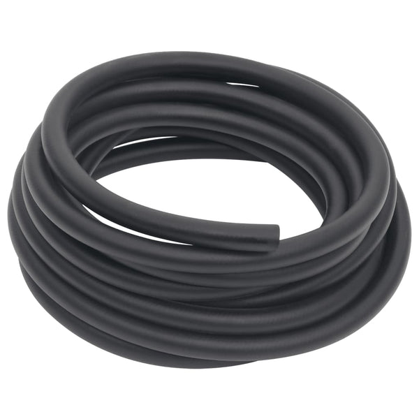 Hybrid-Luftschlauch Schwarz 0,6" 5 m Gummi und PVC
