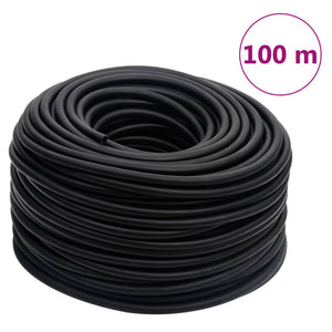 Hybrid-Luftschlauch Schwarz 0,6" 100 m Gummi und PVC