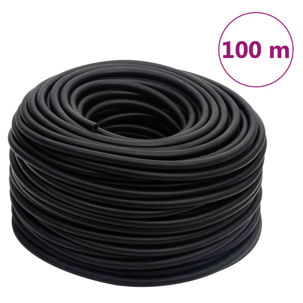Hybrid-Luftschlauch Schwarz 0,6" 100 m Gummi und PVC