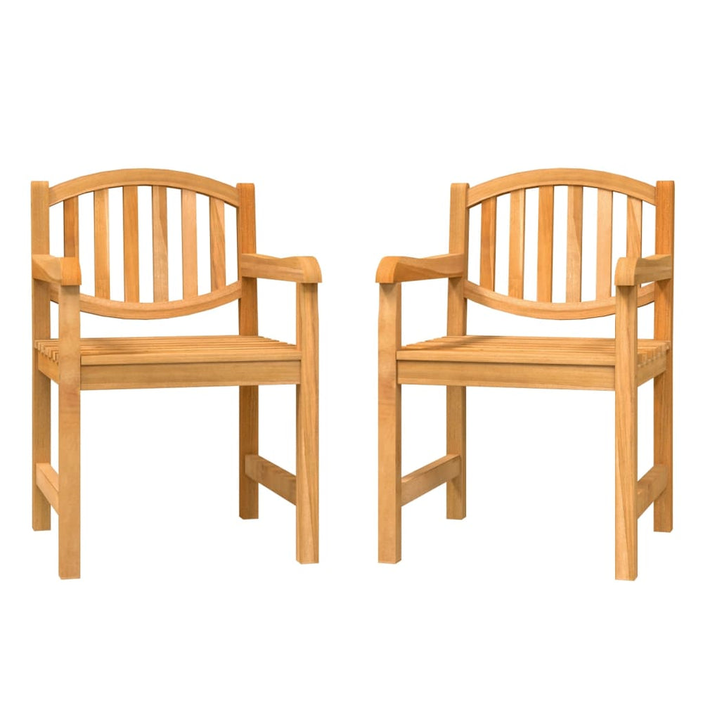 Teak Gartenstühle 2er Set