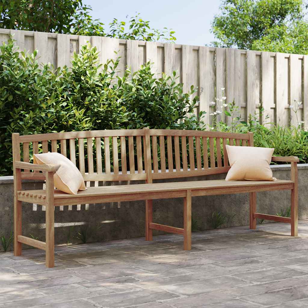 Teak Gartenbank, 228 cm