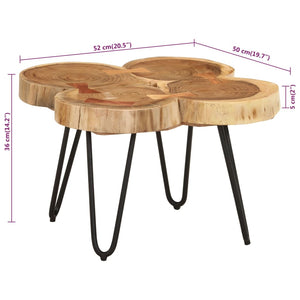 Akazie Couchtisch 36 cm