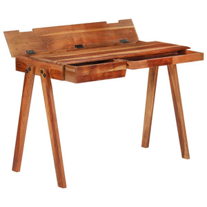 Massivholz Schreibtisch Akazie mit Schublade