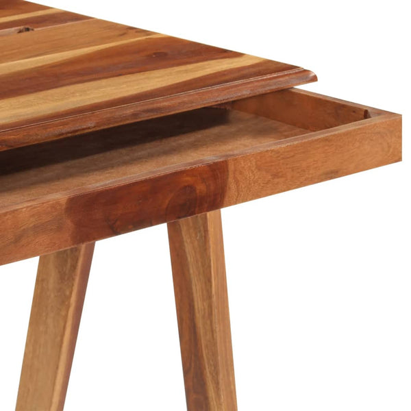 Massivholz Schreibtisch Akazie mit Schublade
