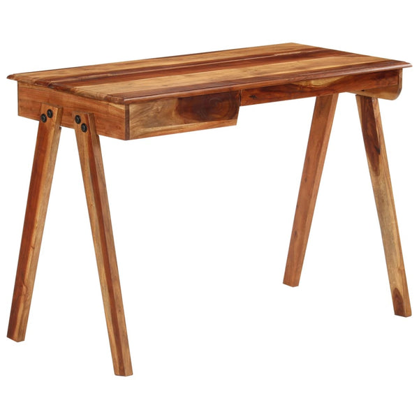 Massivholz Schreibtisch Akazie mit Schublade