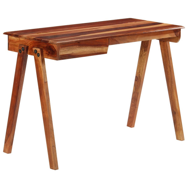 Massivholz Schreibtisch Akazie mit Schublade