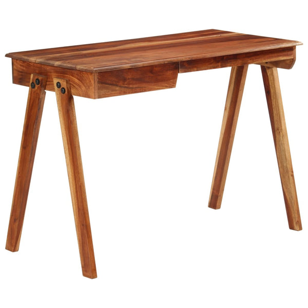 Massivholz Schreibtisch Akazie mit Schublade