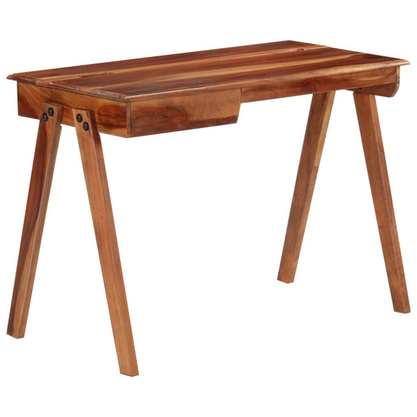 Massivholz Schreibtisch Akazie mit Schublade
