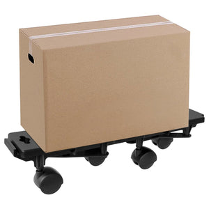 Transportroller mit 4 Rollen 2 Stk. Schwarz Polypropylen 170 kg