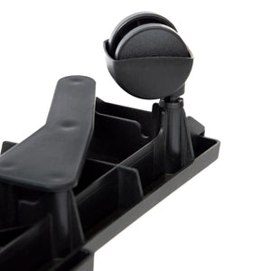 Transportroller mit 4 Rollen 2 Stk. Schwarz Polypropylen 170 kg