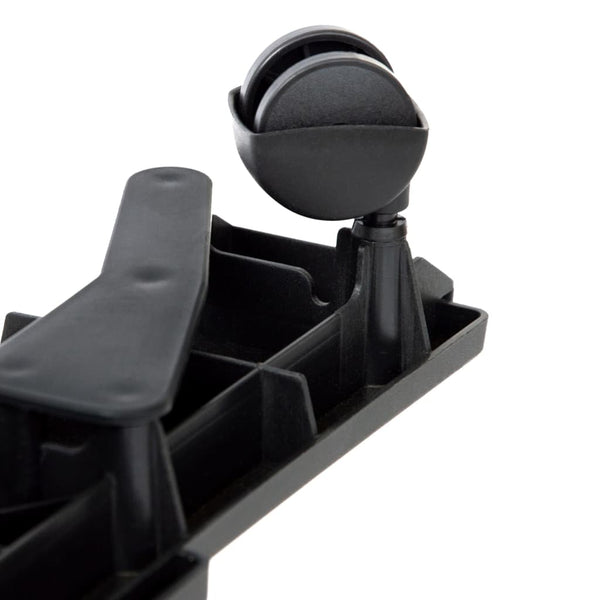 Transportroller mit 4 Rollen 2 Stk. Schwarz Polypropylen 170 kg