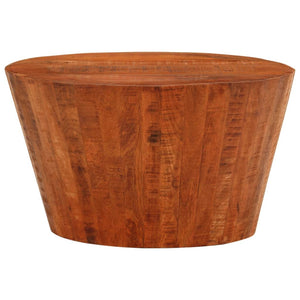 vidaXL Table basse Ø 52x30 cm Bois de manguier massif