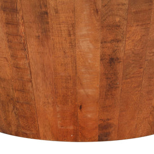 vidaXL Table basse Ø 52x30 cm Bois de manguier massif