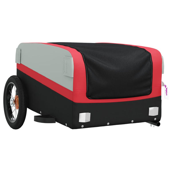Fahrradanhänger - Schwarz & Rot, 30kg
