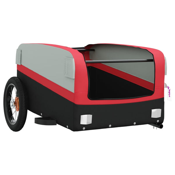 Fahrradanhänger - Schwarz & Rot, 30kg