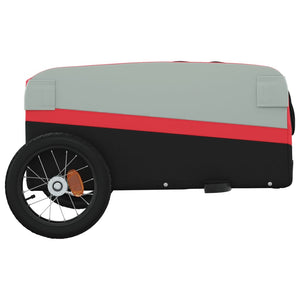 Fahrradanhänger - Schwarz & Rot, 30kg