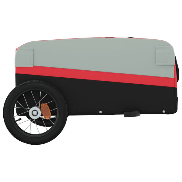 Fahrradanhänger - Schwarz & Rot, 30kg