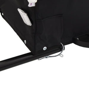Fahrradanhänger 30 kg Schwarz und Gelb