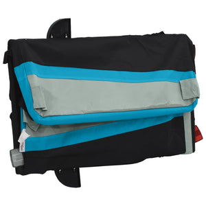 45 kg Fahrradanhänger - Schwarz und Blau