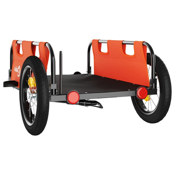 Fahrradanhänger Orange