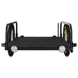 Fahrradanhänger Lastenanhänger Schwarz 45kg