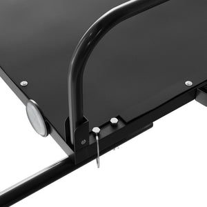 Fahrradanhänger Lastenanhänger Schwarz 45kg