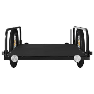 Fahrradanhänger Schwarz 45kg Kapazität