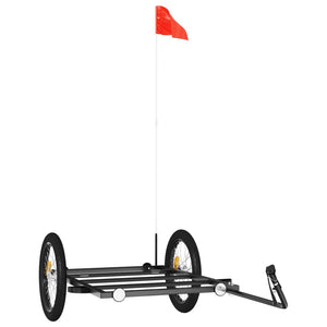 Fahrradanhänger - Schwarz, 45kg Kapazität