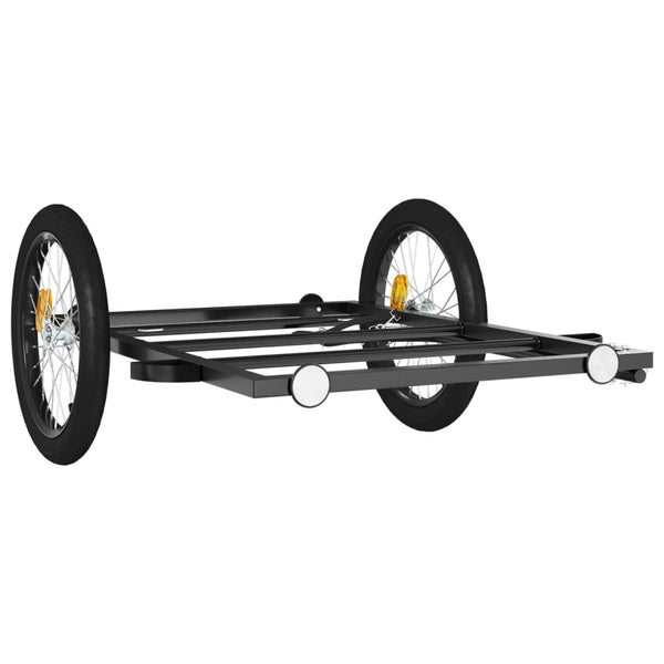 Fahrradanhänger - Schwarz, 45kg Kapazität