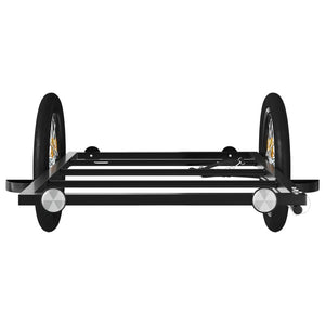 Fahrradanhänger - Schwarz, 45kg Kapazität