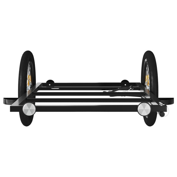 Fahrradanhänger - Schwarz, 45kg Kapazität