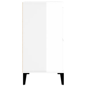 Sideboards 2 Stk. Hochglanz-Weiß 60x35x70 cm Holzwerkstoff