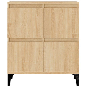 Sideboards 2 Stk. Sonoma-Eiche 60x35x70 cm Holzwerkstoff