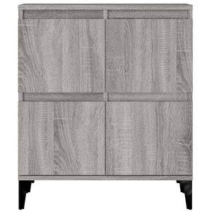 vidaXL Commodes 2 pcs Gris Sonoma 60x35x70 cm Bois d'ingénierie