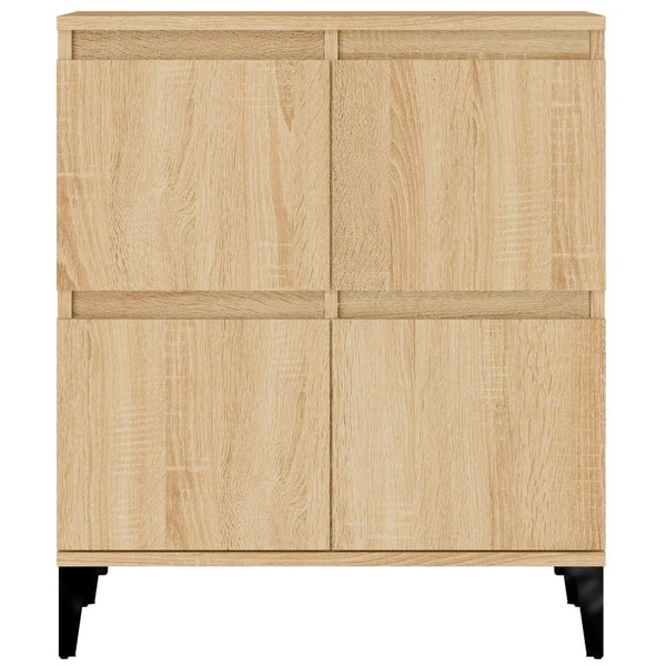 Sideboards 3 Stk. Sonoma-Eiche 60x35x70 cm Holzwerkstoff