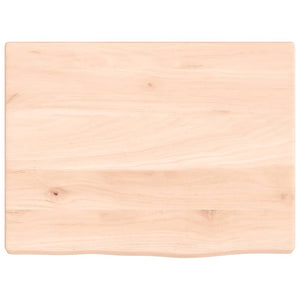 Waschtischplatte 40x30x2 cm Massivholz Unbehandelt