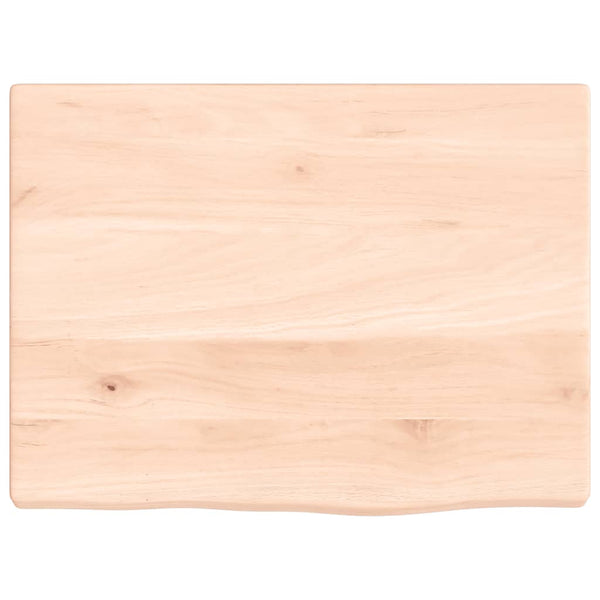 Waschtischplatte 40x30x2 cm Massivholz Unbehandelt