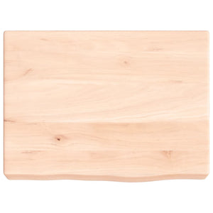 Waschtischplatte 40x30x(2-6) cm Massivholz Unbehandelt