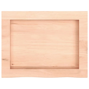 Waschtischplatte 40x30x(2-6) cm Massivholz Unbehandelt