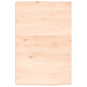Waschtischplatte 40x60x2 cm Massivholz Unbehandelt