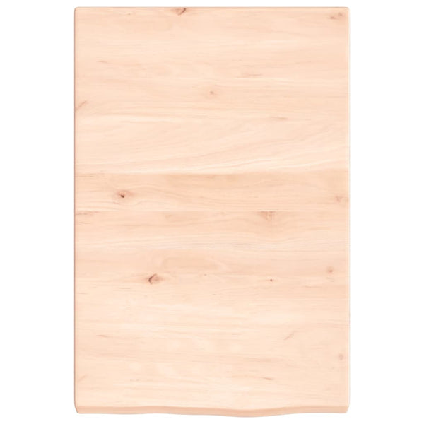 Waschtischplatte 40x60x(2-4) cm Massivholz Unbehandelt