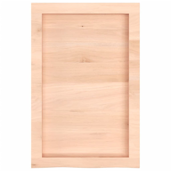 Waschtischplatte 40x60x(2-4) cm Massivholz Unbehandelt