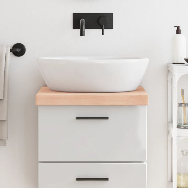 vidaXL Plan de toilette 40x60x(2-6) cm en bois de manguier massif brut