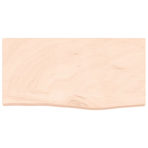 Waschtischplatte 60x30x(2-4) cm Massivholz Unbehandelt